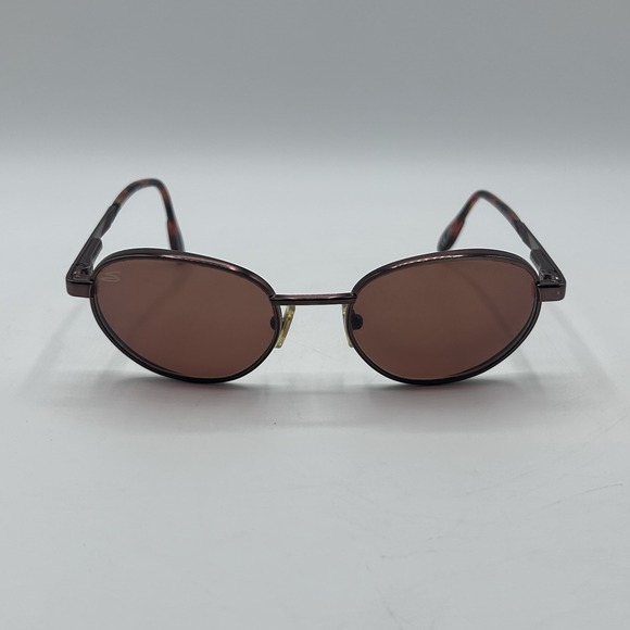 SERENGETI 6410 MULTI-COLOR ROSE TONE CRYSTAL LENS SLEEK OVAL FLEX SUNGLASSES - Picture 1 of 10